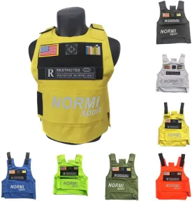 1000D Oxford Cloth Adjustable Tactical Vest - Paintball, Airsoft, Sports & Hunting Fishing (Yellow)