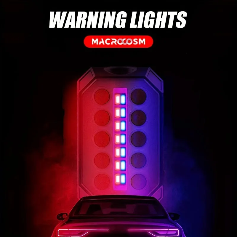 1pc LED COB Work Light With Magnet - Portable USB Rechargeable Waterproof Camping Lantern for Reading, Fishing, Hiking, Car Repair & Emergency Use!