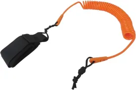 2025 New Coiled SUP Leash 10 FT Surfboard Leash Sup Leg Rope Strap Stand Up Paddleboard Leash - Orange