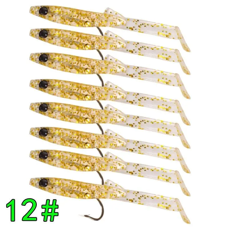 Afishlure Soft Eels (8-Pack, 65mm / 2.5in) - Similar to Raglou