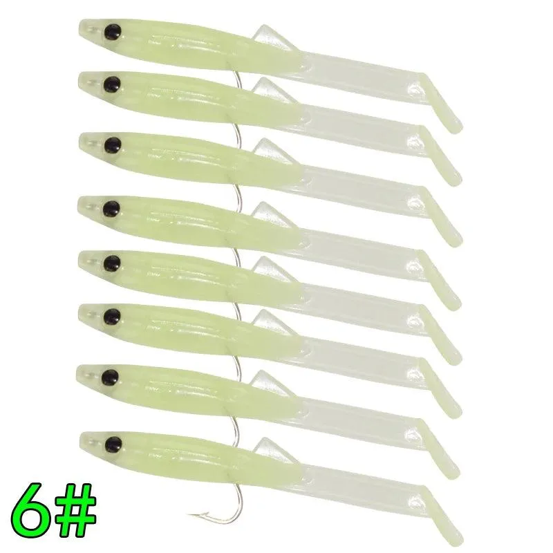 Afishlure Soft Eels (8-Pack, 65mm / 2.5in) - Similar to Raglou