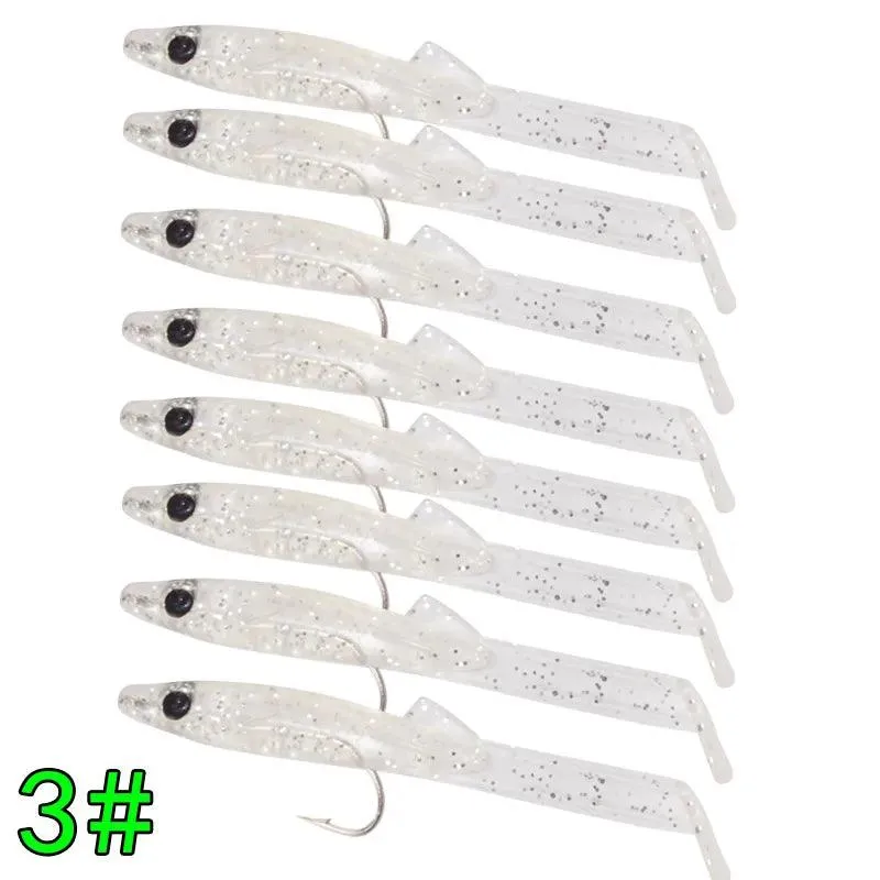 Afishlure Soft Eels (8-Pack, 65mm / 2.5in) - Similar to Raglou