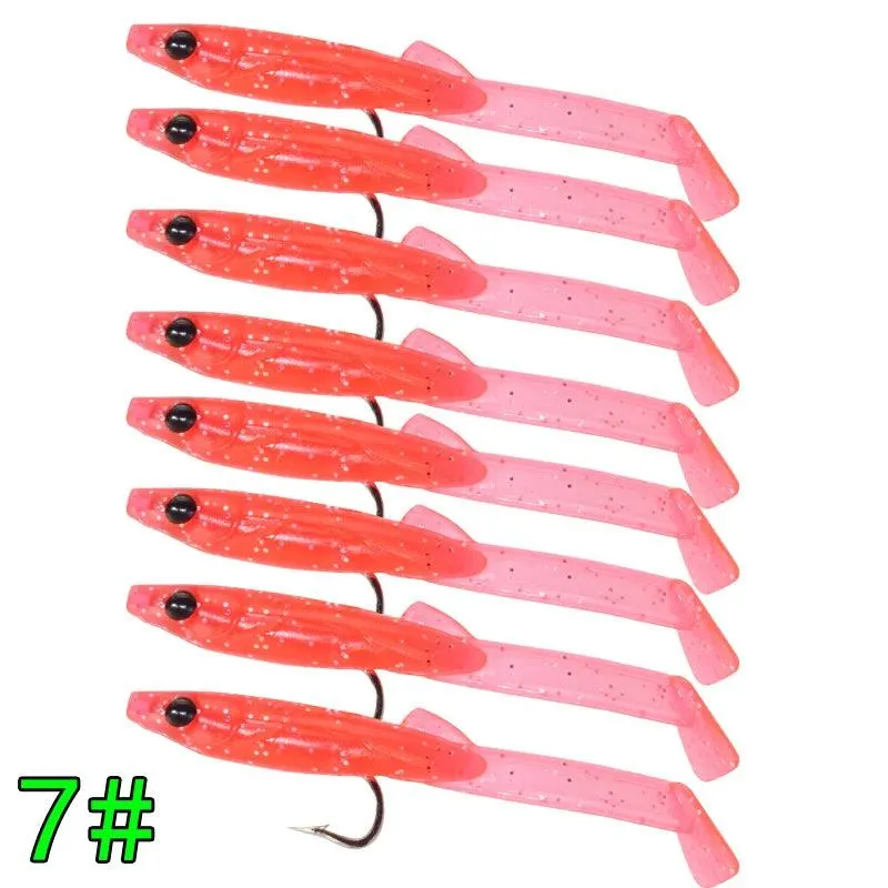 Afishlure Soft Eels (8-Pack, 65mm / 2.5in) - Similar to Raglou