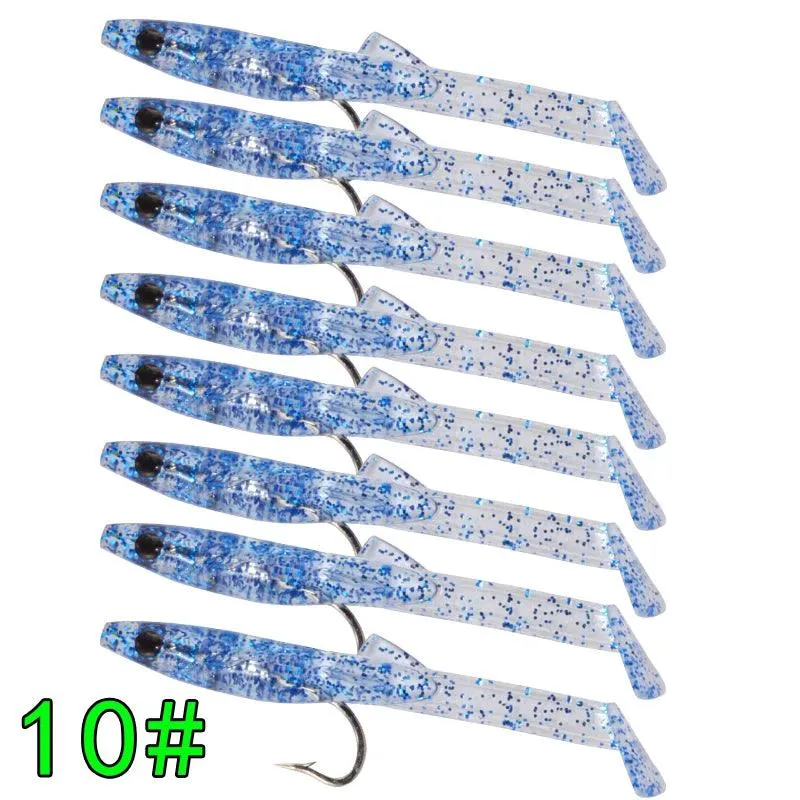 Afishlure Soft Eels (8-Pack, 65mm / 2.5in) - Similar to Raglou