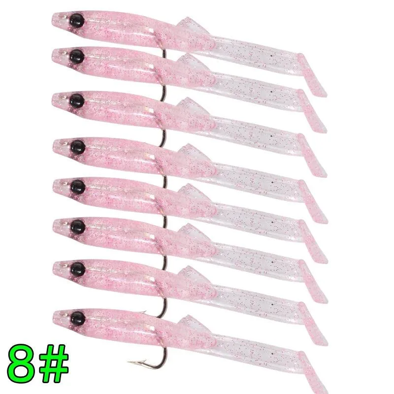 Afishlure Soft Eels (8-Pack, 65mm / 2.5in) - Similar to Raglou