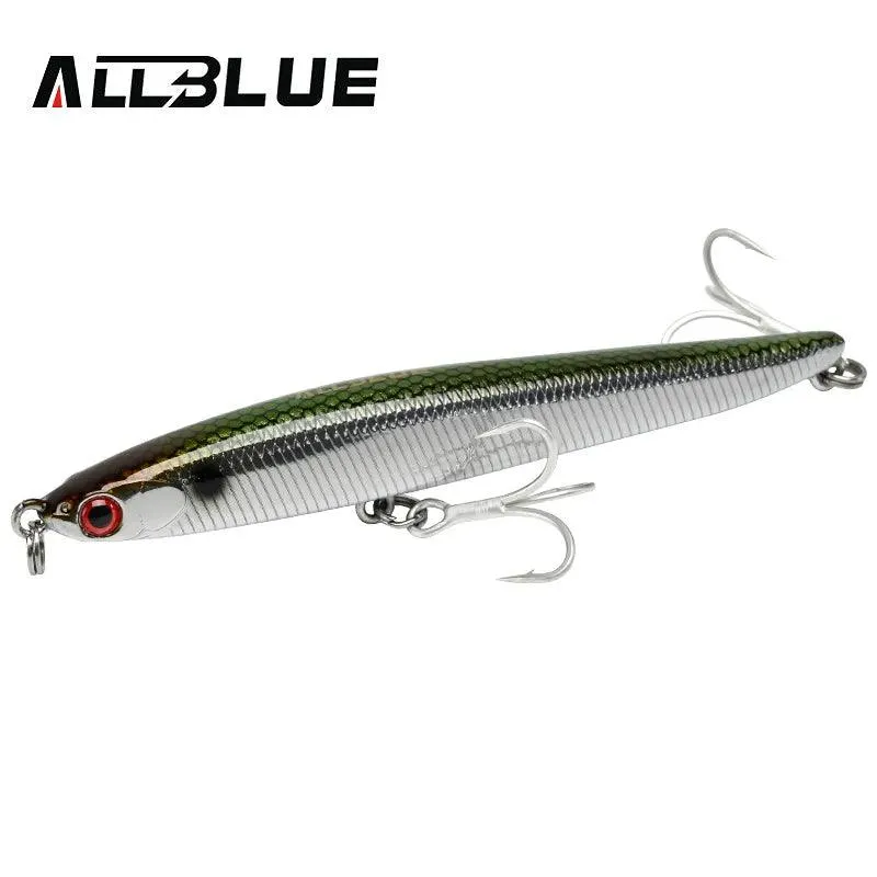 ALLBLUE SPEAR 90 Fishing Lure Stick 90mm/9g Sinking Pencil Longcast Shad 3D Eyes Tungsten Artificial Bait Bass Pike Tackle