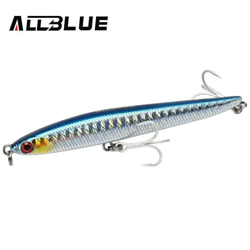 ALLBLUE SPEAR 90 Fishing Lure Stick 90mm/9g Sinking Pencil Longcast Shad 3D Eyes Tungsten Artificial Bait Bass Pike Tackle