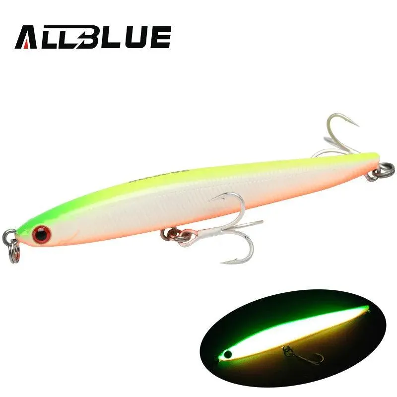 ALLBLUE SPEAR 90 Fishing Lure Stick 90mm/9g Sinking Pencil Longcast Shad 3D Eyes Tungsten Artificial Bait Bass Pike Tackle