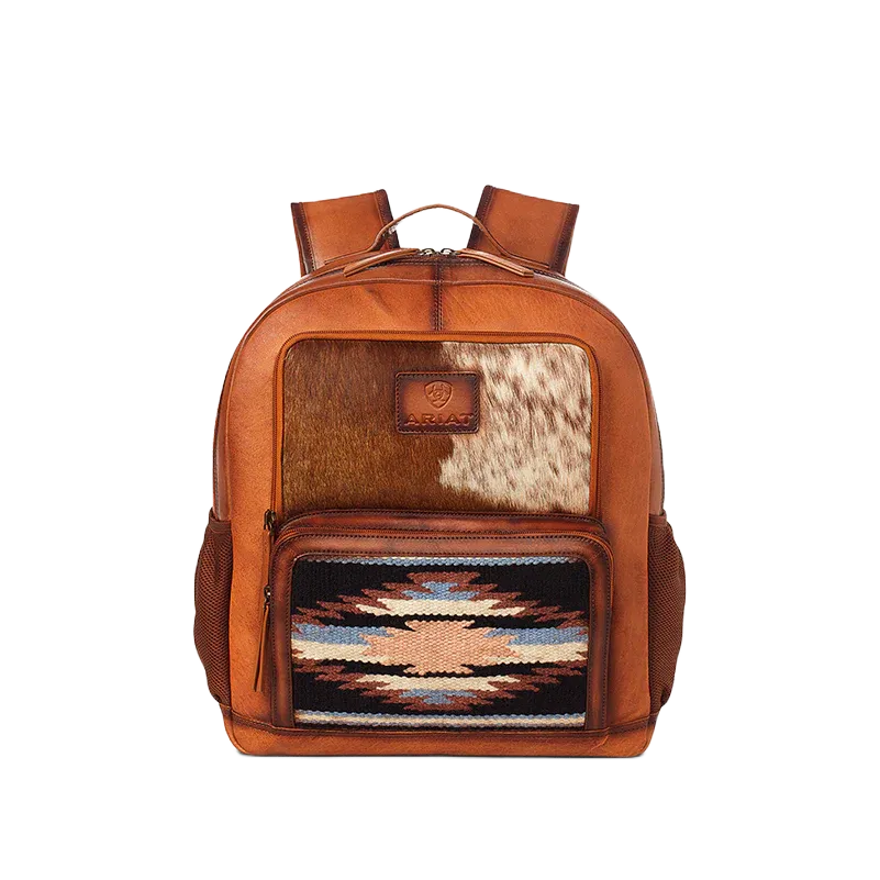 ARIAT Calf Hair Leather Backpack