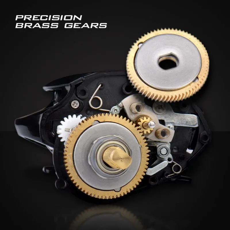 Bait Casting Reel with Dual Brake System for Fishing