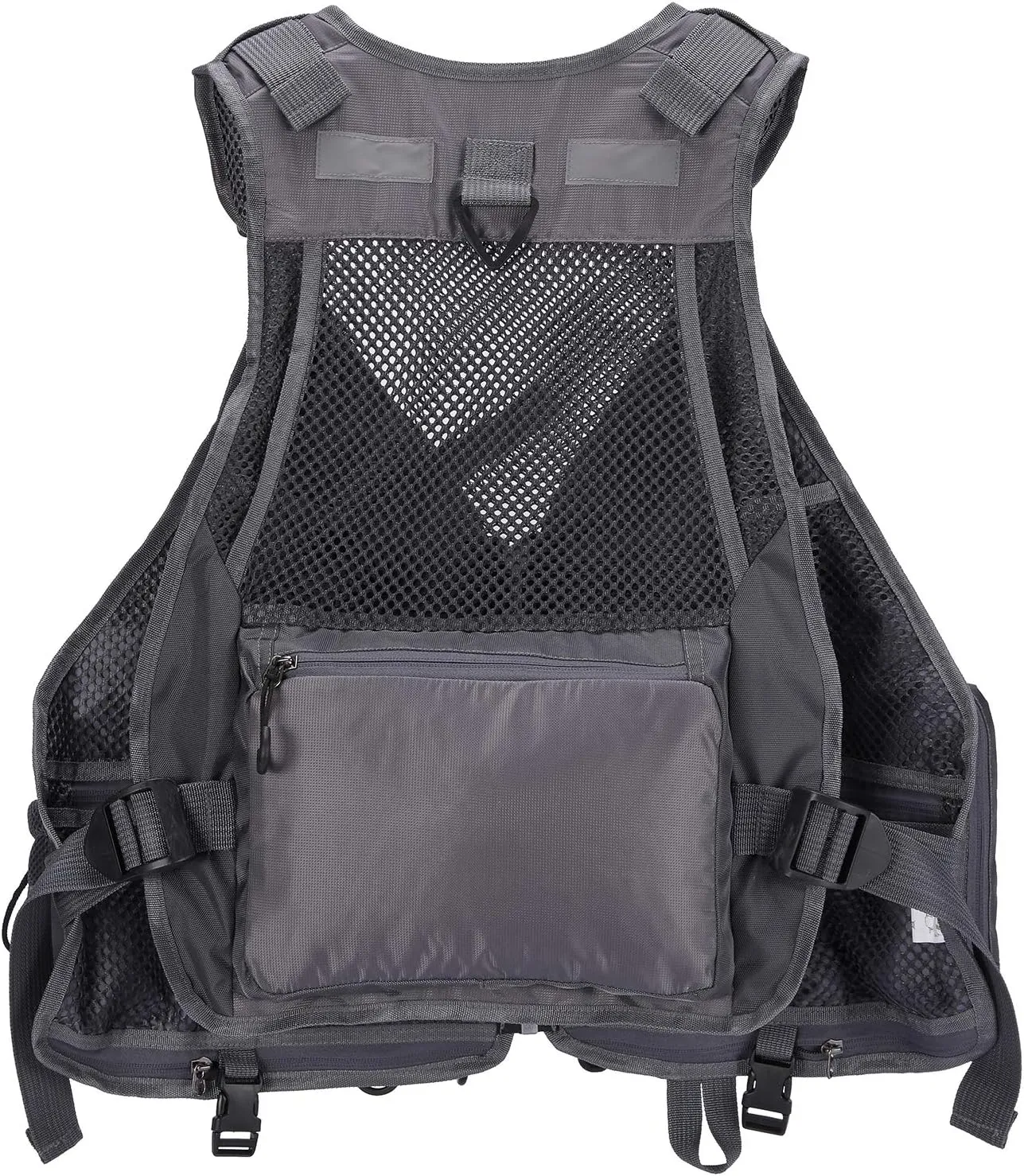 BASSDASH Fly Fishing Vest Multi Pocket Waistcoat Adjustable Size Gifts for Men Women