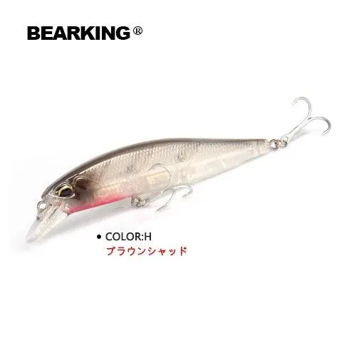 Bearking Retail fishing tackle   A  fishing lures hard bait 5color for choose 100mm 14.5g  minnow,quality professional minnow