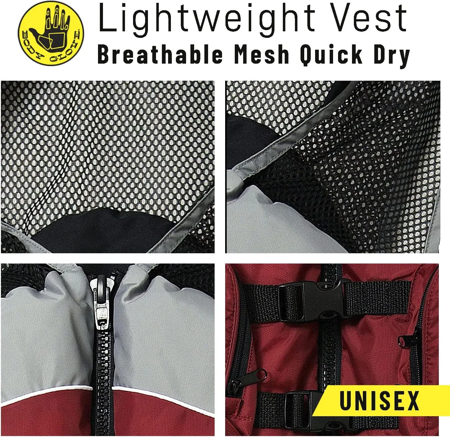 Body Glove Cove Nylon Mesh Fishing Vests