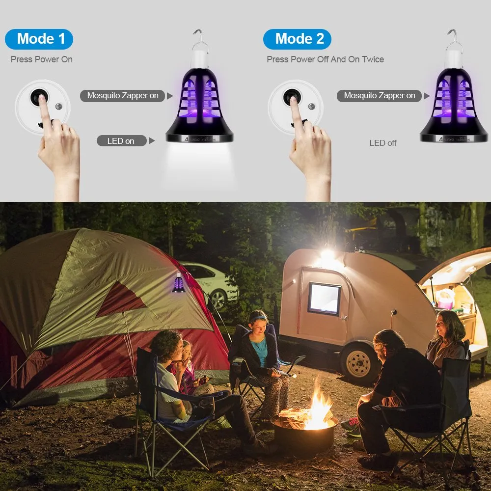 Bug Zapper Tent Light LED (BLACK)