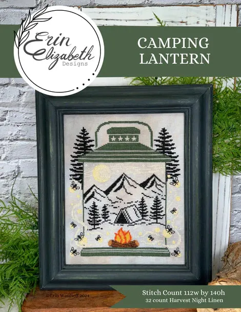 Camping Lantern - Erin Elizabeth Designs - Cross Stitch Pattern