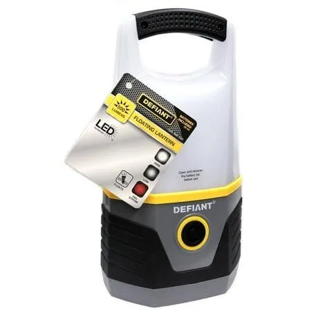 Defiant LED Floating Lantern with Batteries Combo Pack - 500 Lumens (1 Count) Floats in Water  Auto Flashing When in Water