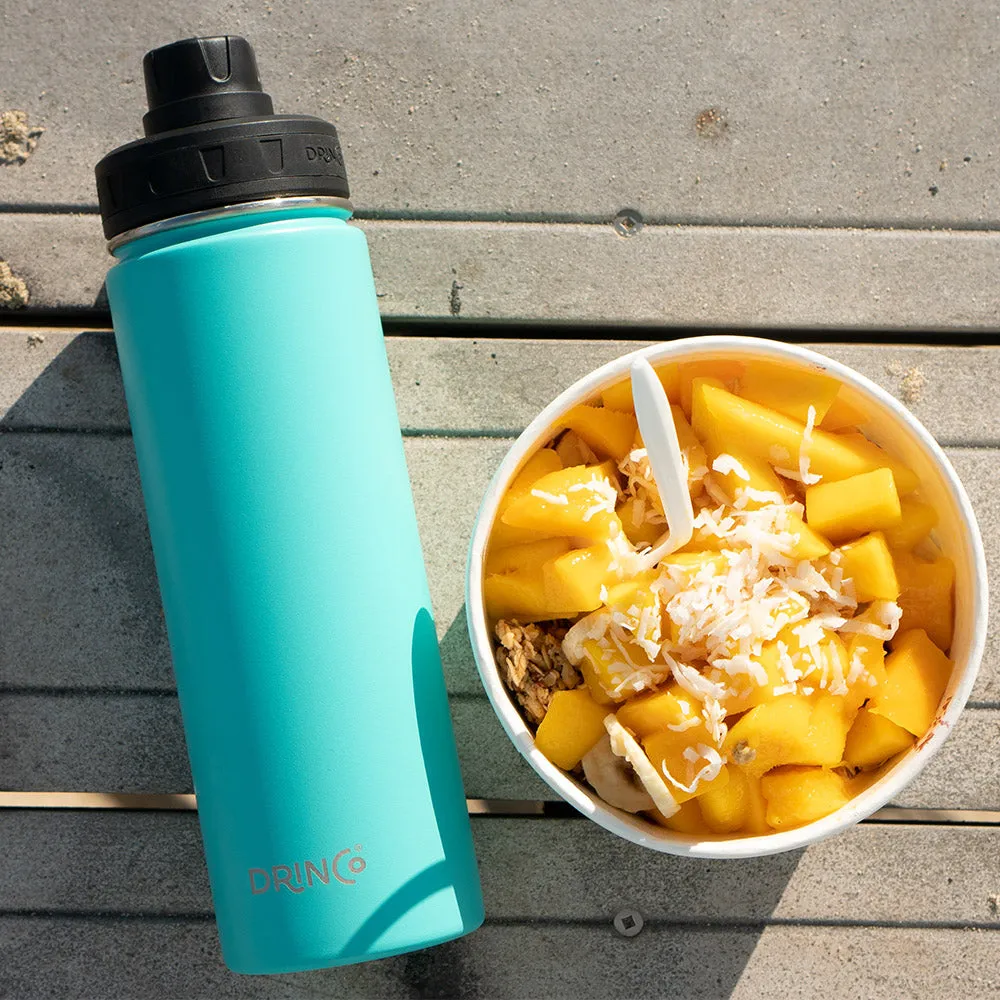 DRINCO® 22oz Stainless Steel Sport Water Bottle - Teal