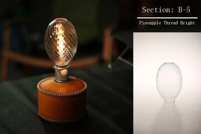 Gas Lantern Glass Outdoor Camping Lamp