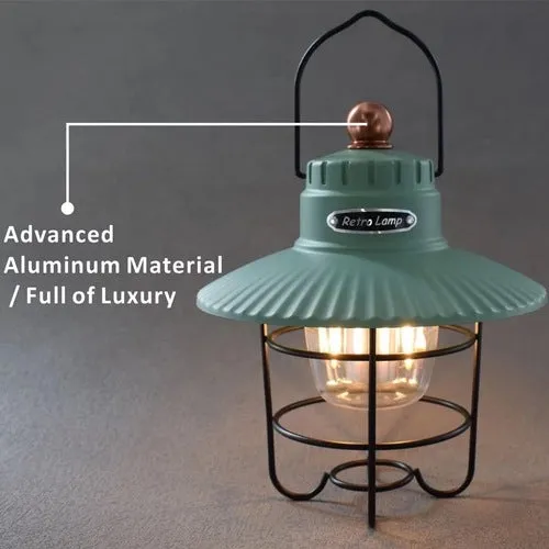 GOUTDOORS Vintage Retro Camping Rechargeable Lantern