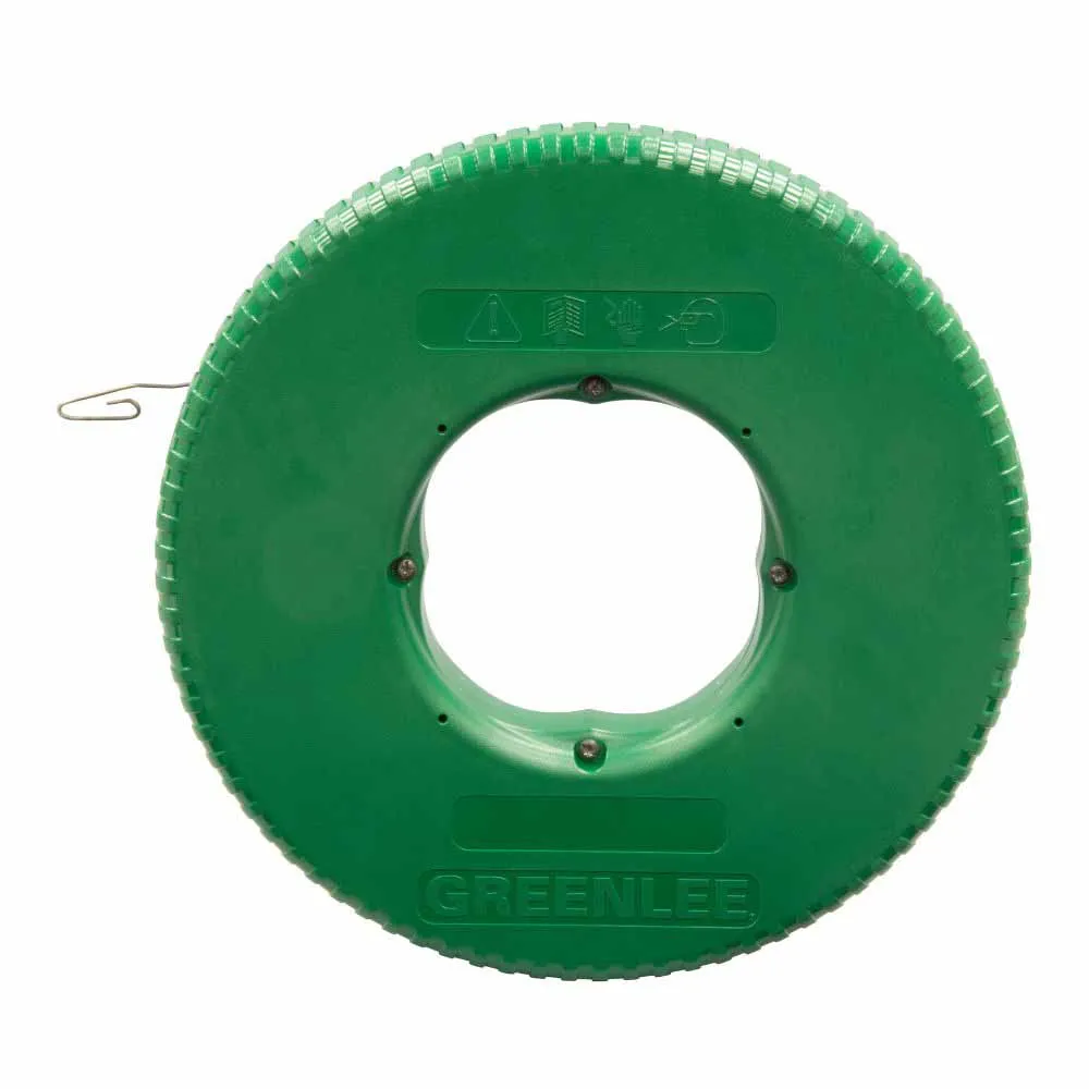 Greenlee FTXS-125BP Greenlee 125' REEL-X 1/8" Steel Fish Tape (Bulk Pack)
