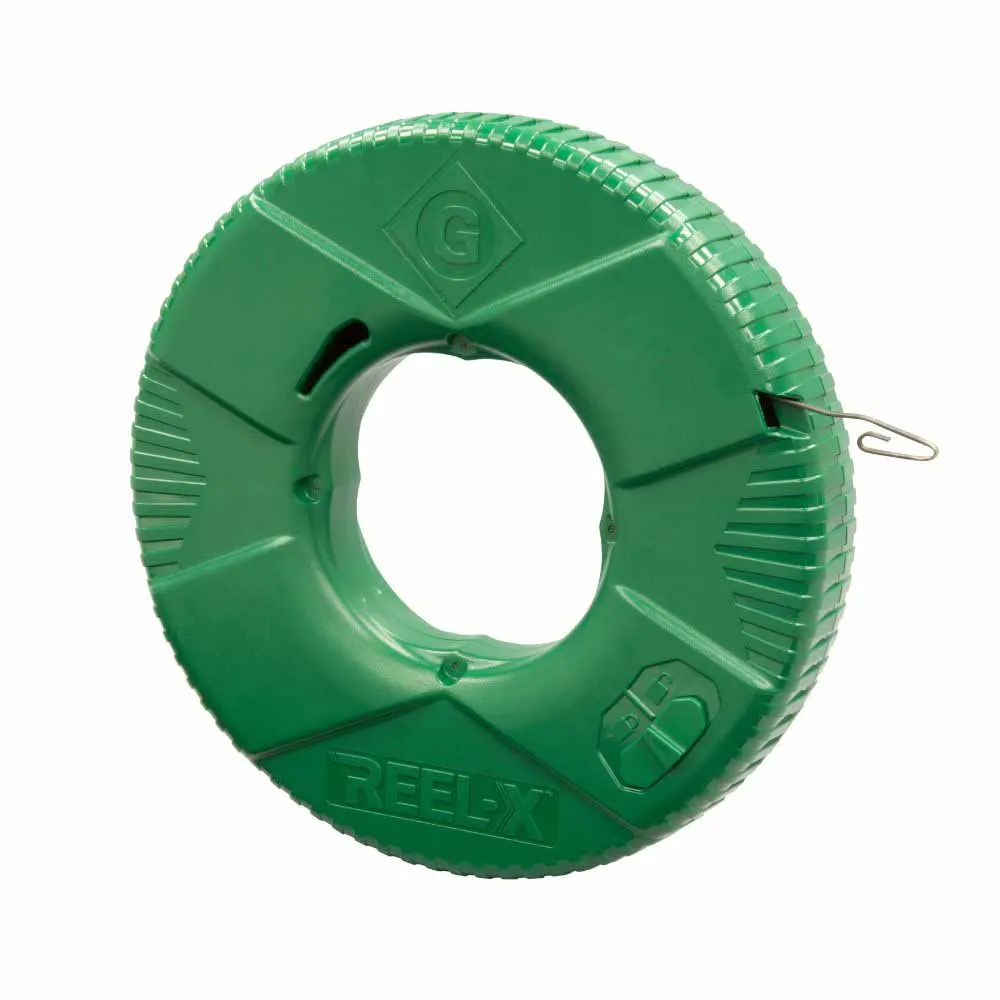 Greenlee FTXS-125BP Greenlee 125' REEL-X 1/8" Steel Fish Tape (Bulk Pack)