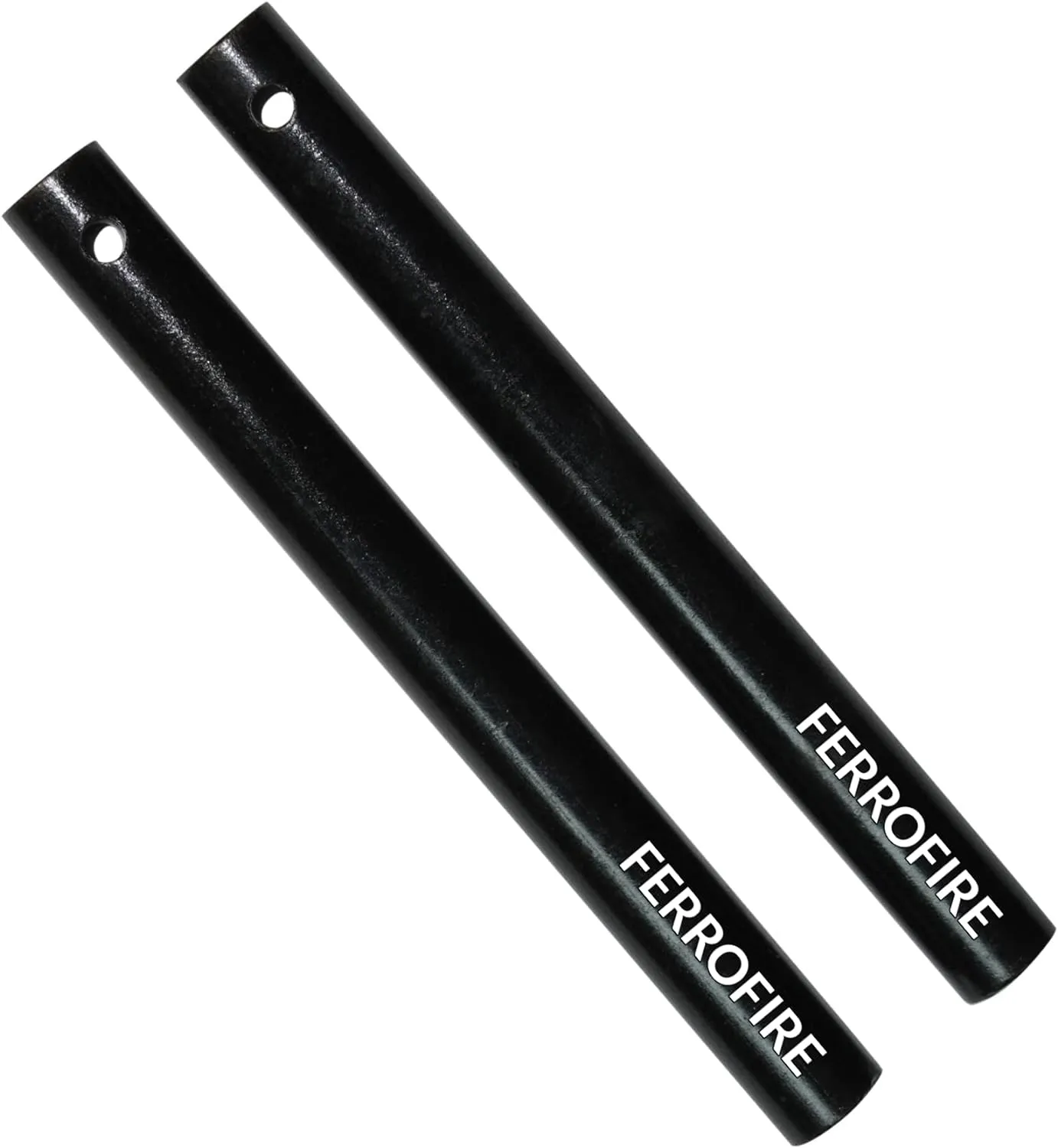 Heavy-Duty Plus Ferro Rods Huge Long 1/2 Inch x 5 Inch XL Drilled Survival Fire Starter Drilled Flint Steel Ferrocerium Rod with A Lanyard Hole (Pack of 2)