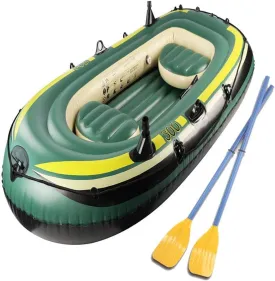 Inflatable Kayak, Inflatable Fishing Boats for Adults 2 Person, Inflatable Boat for Kids with Paddles, Inflatable Rafts for Fishing,Dinghy Kayak Rafts Raft Inflatable Kayak