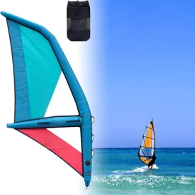 Inflatable Sail, Professional Inflatable Stand Up Paddleboards Sail, Windsurfing Paddle Board Water Inflatable Sail, Including Backpack Inflatable Pump Foot Strap, for Adult