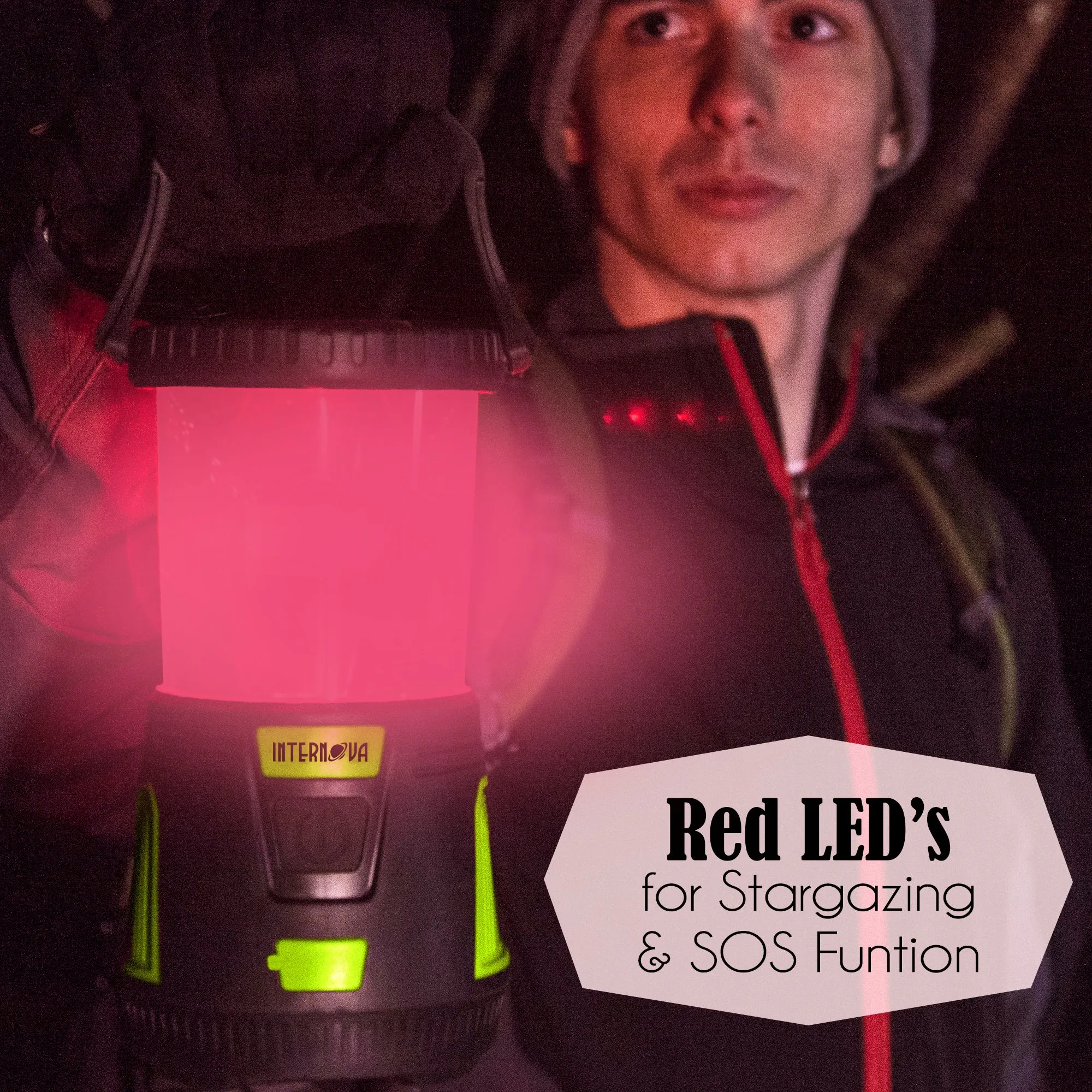 Internova Monster Rechargeable Camping Lantern and Power Bank