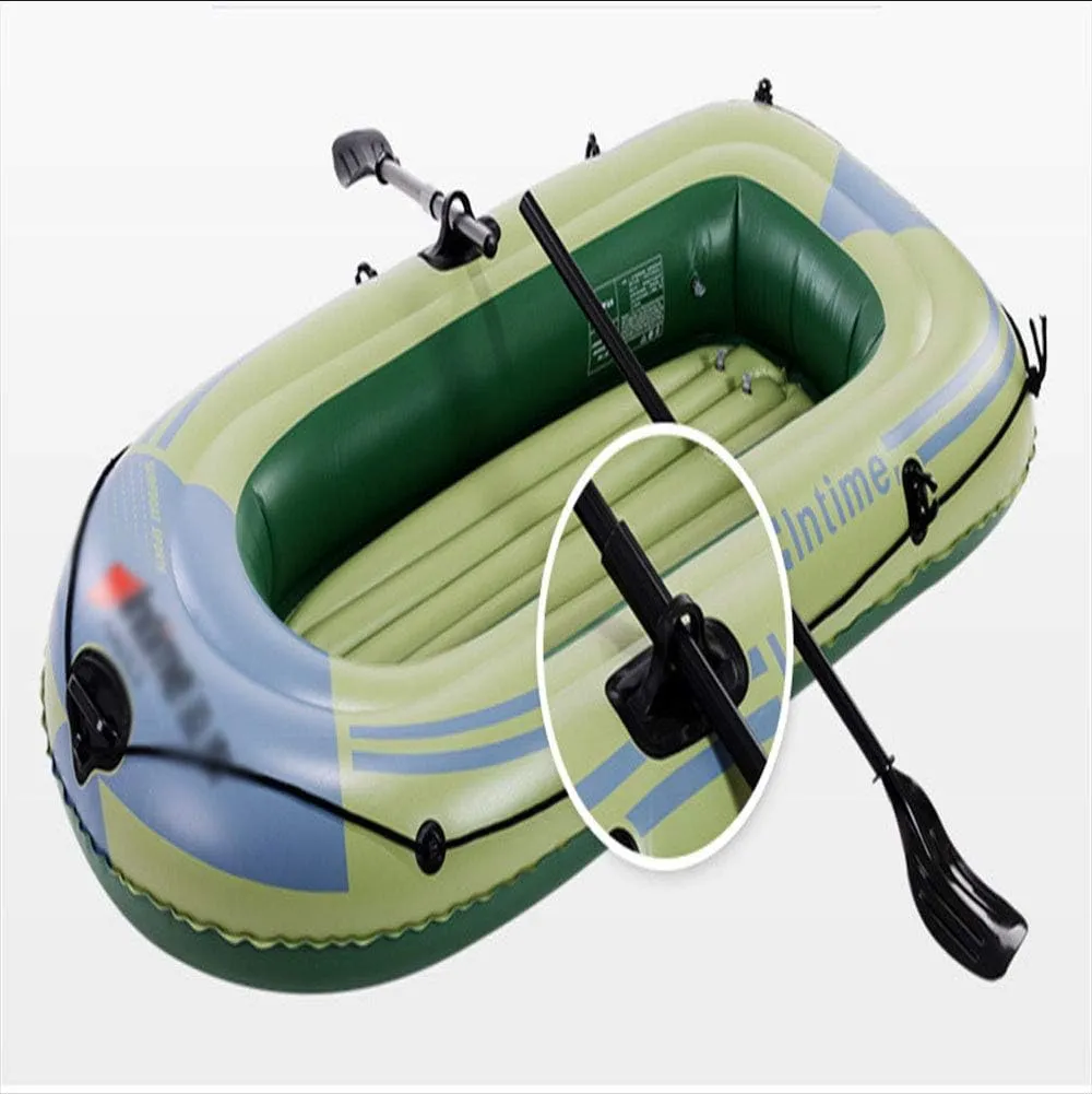Kayak Rafts 2-4 Person Inflatable Boat Thickened Hovercraft Wear-Resisting Kayak Assault Rubber Boats Dinghies for Fishing and Other Entertainment, 231*130cm