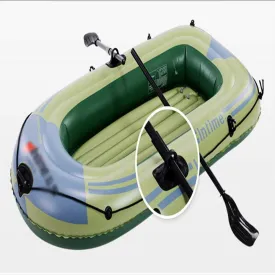 Kayak Rafts 2-4 Person Inflatable Boat Thickened Hovercraft Wear-Resisting Kayak Assault Rubber Boats Dinghies for Fishing and Other Entertainment, 231*130cm