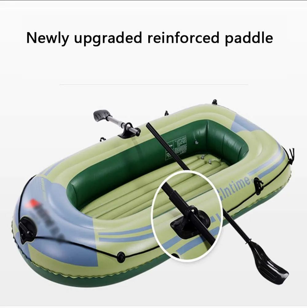 Kayak Rafts 2-4 Person Inflatable Boat Thickened Hovercraft Wear-Resisting Kayak Assault Rubber Boats Dinghies for Fishing and Other Entertainment, 231*130cm