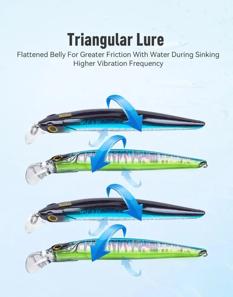 Kingdom Kingart Sinking Minnow 6g 9g 14g 18.6g