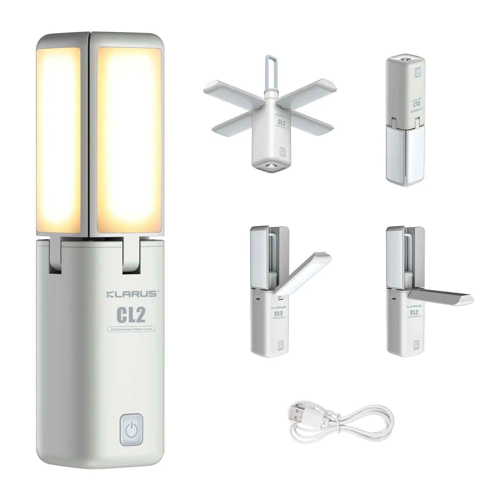 KLARUS CL2 Camping Light Handheld Hanging 750 Lumens Tent Lantern
