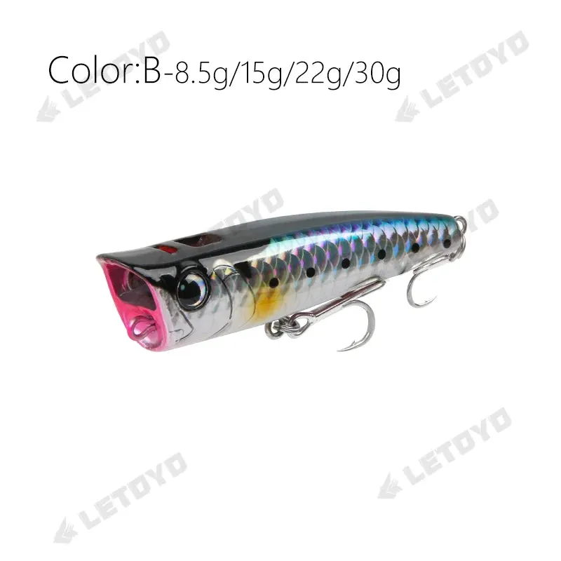 LETOYO Topwater Popper Fishing Lure - Dominate the Surface