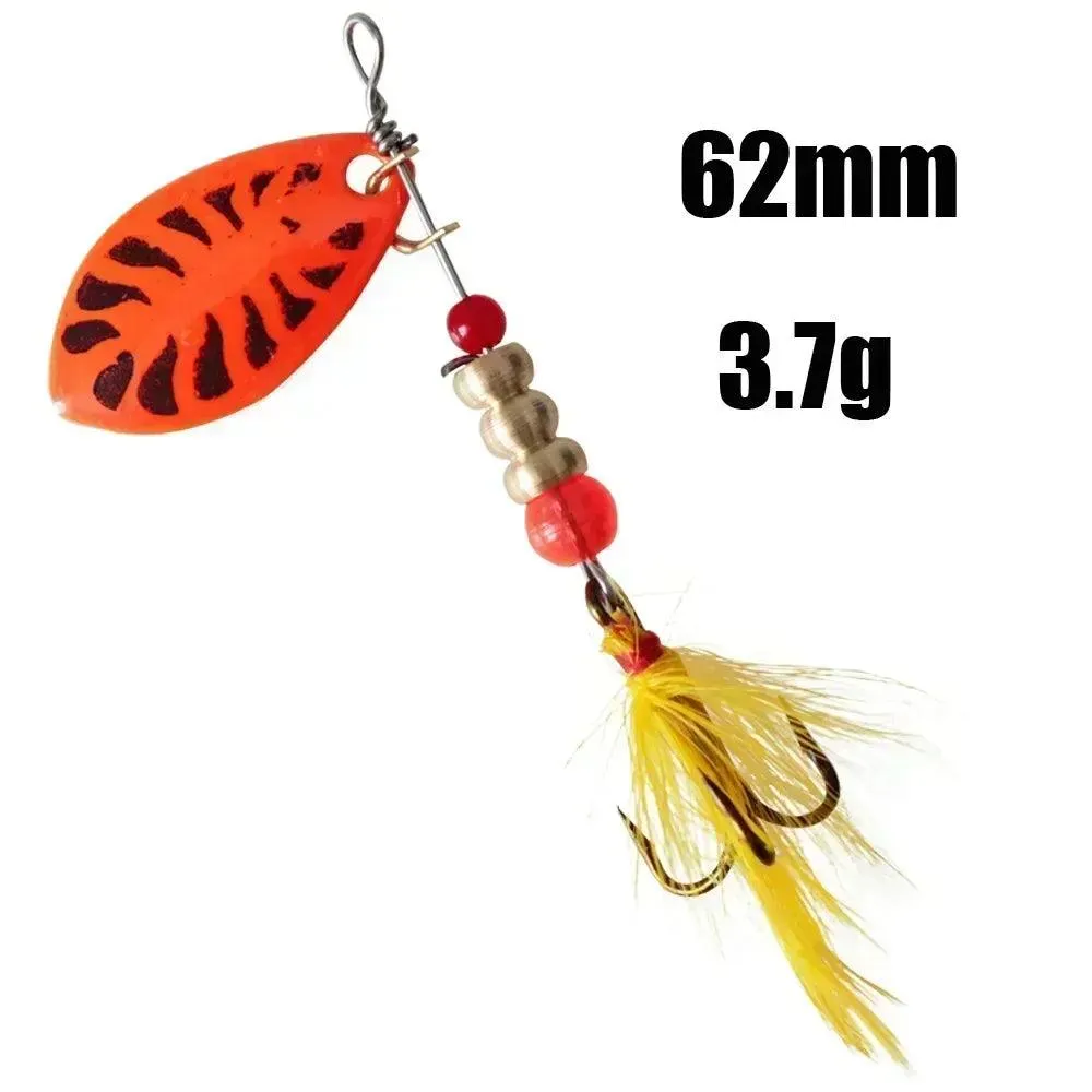 Luzhazer Rotating Spinnerbait With Feather Hooks 3.5g/4.5g/7g/9g/12g