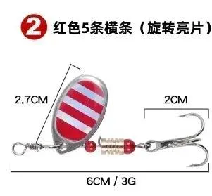 Luzhazer Rotating Spinnerbait With Feather Hooks 3.5g/4.5g/7g/9g/12g