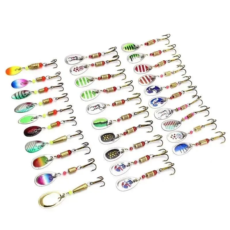 Luzhazer Rotating Spinnerbait With Feather Hooks 3.5g/4.5g/7g/9g/12g