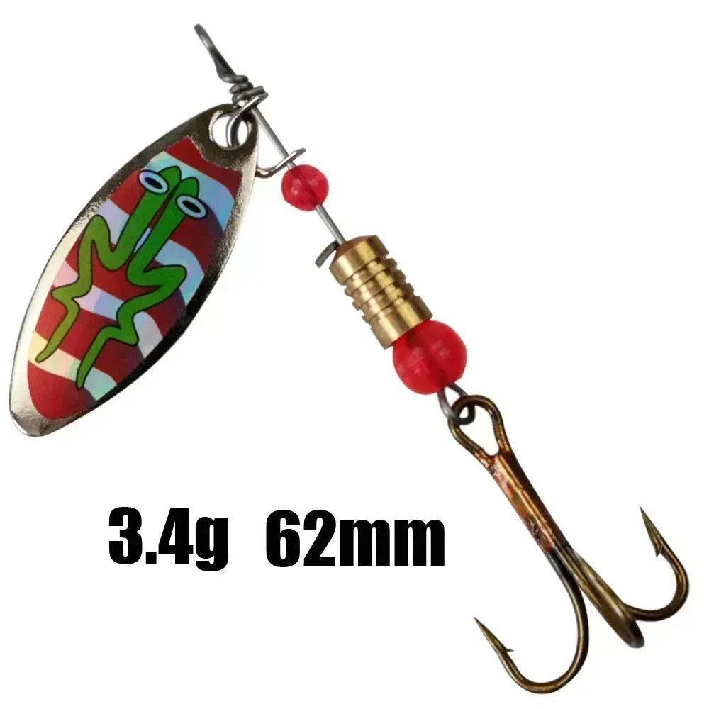 Luzhazer Rotating Spinnerbait With Feather Hooks 3.5g/4.5g/7g/9g/12g
