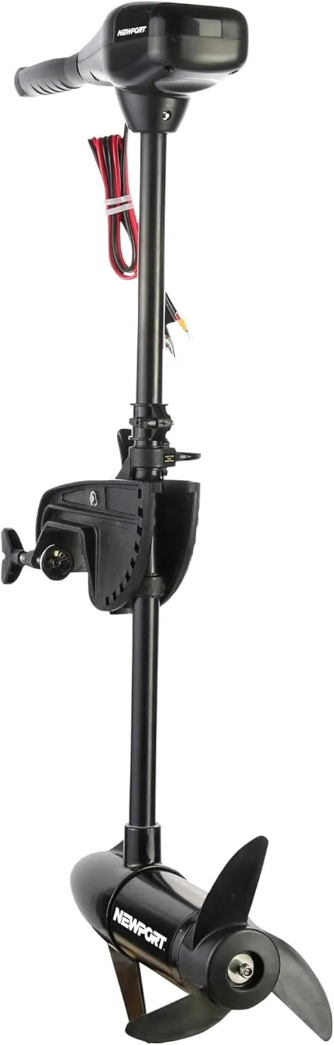 Newport NV-Series Thrust Saltwater Transom Mounted Trolling Electric Trolling Motor w/LED Battery Indicator