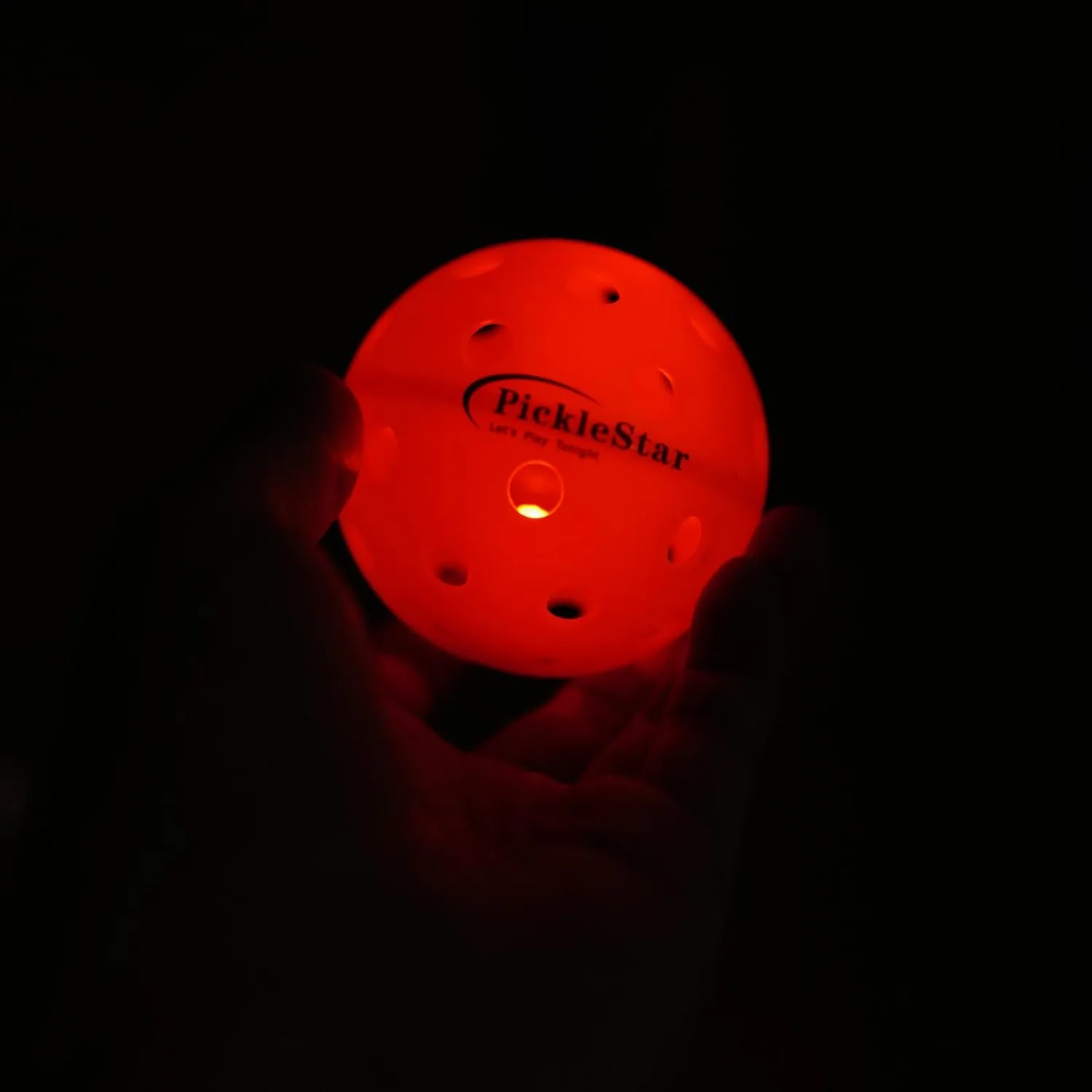 PickleStar LED Light Up Pickleball Balls, Glow in The Dark Pickleball Balls, Offcial Size OutdoorPickleBalls with Light 4 Pack LED Light Up Pickle Balls, Unique Gift for Pickleball Lovers
