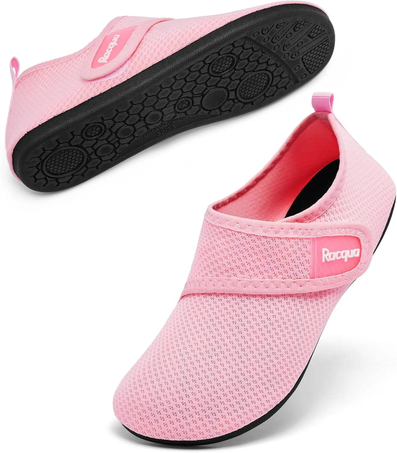 Racqua Toddler Kids Water Shoes Quick Dry Swim Shoes Lightweigh Beach Pool Aqua Shoes for Boy's Girl's (Toddler/Little/Big Kid)