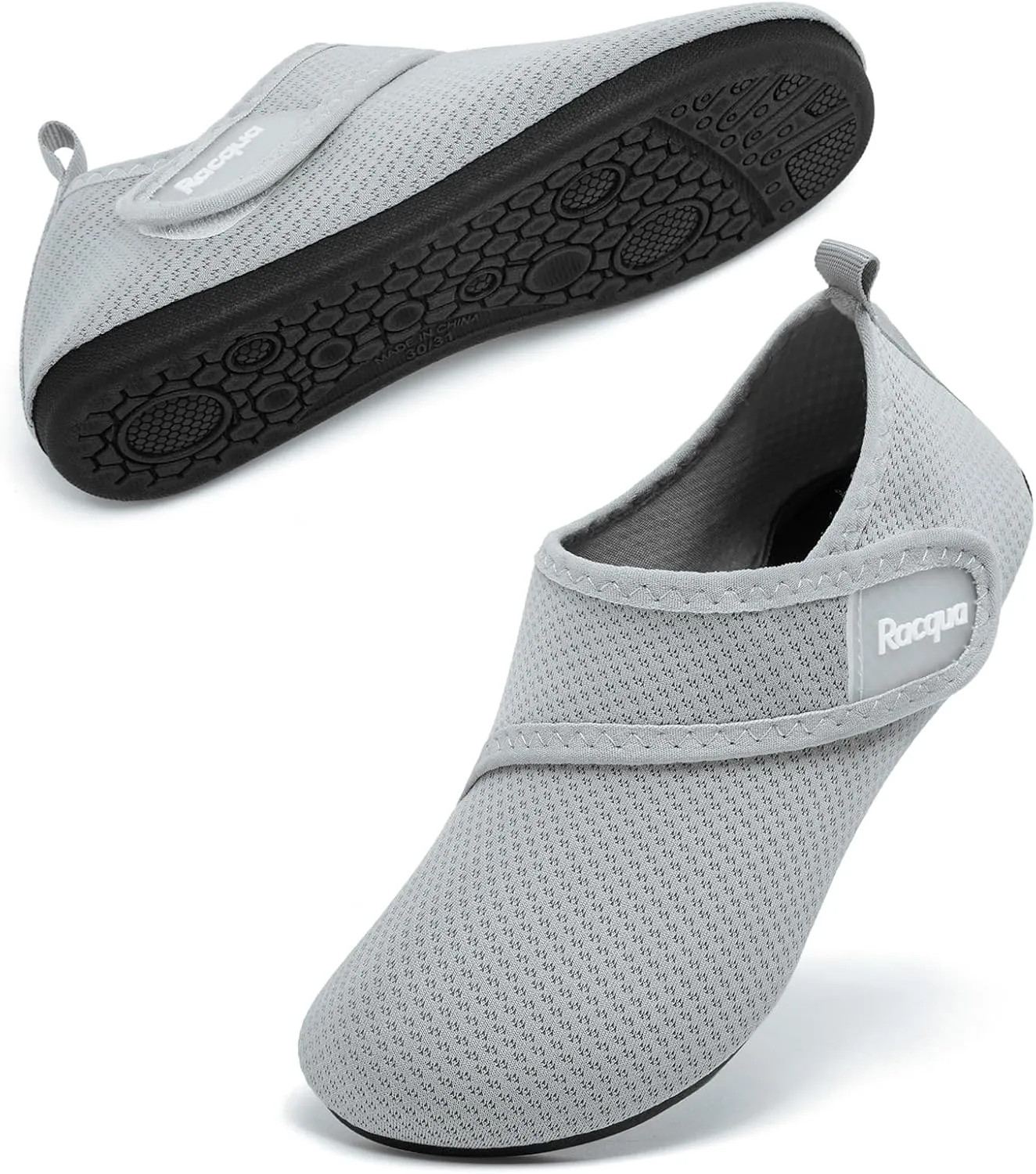 Racqua Toddler Kids Water Shoes Quick Dry Swim Shoes Lightweigh Beach Pool Aqua Shoes for Boy's Girl's (Toddler/Little/Big Kid)