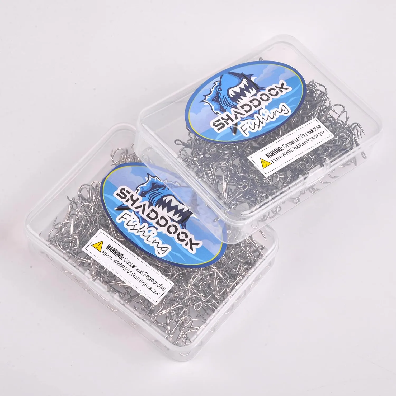 Shaddock Fishing Treble Hooks, Round Bend Short Shank Treble Hooks, High Carbon Steel, Wide Gap for Lures, Baits, Stripe, Trout, Bass, Salmon, Panfish 100/200PCS