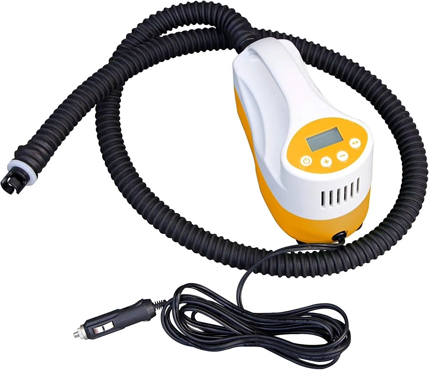 Solstice Watersports Automatic Electric Inflatables High Pressure Digital HPI Pump DC Accessory Outlet (1-16 PSI)