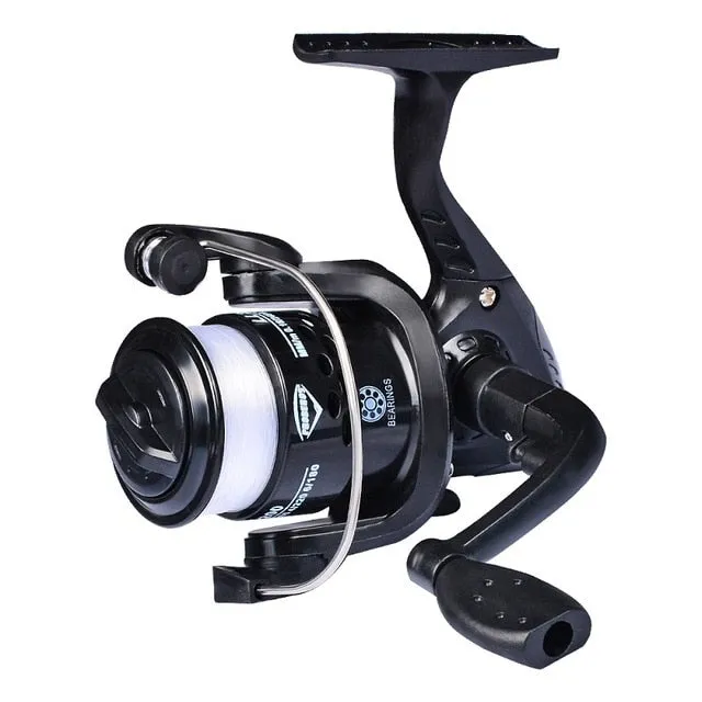 Spinning Fishing Reel CNC Machine Cut Large Arbor Die Casting 5.2:1 Fly Fishing Wheel Fishing Tools