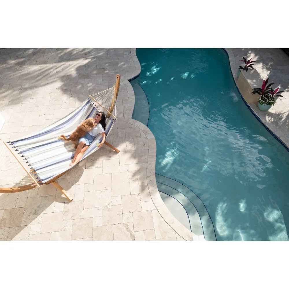 Spreader Bar Hammock - Double Size - Sea Salt