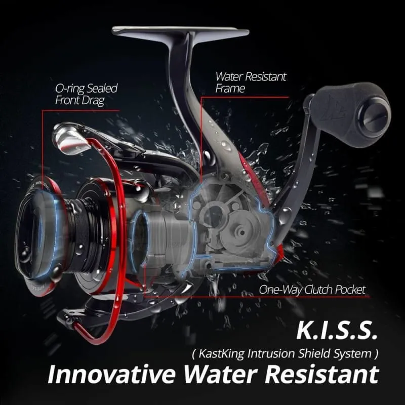 Stylish Water Resistance Spinning Reel for Fishing