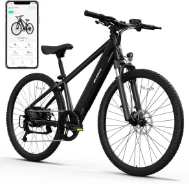 TST Electric Bike for Adults, with 750 W(Peak) Motor, Speed Can Reach 25 mph, 36V/300WH Battery, Max Travel 40 Miles, Equipped with 26 * 1.95" Tyres, and 7-Speed Ebike