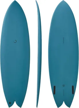 Wood Skin Surfboard Hybrid HB02 Fish 6'2", Durable and Light-Weight Structure